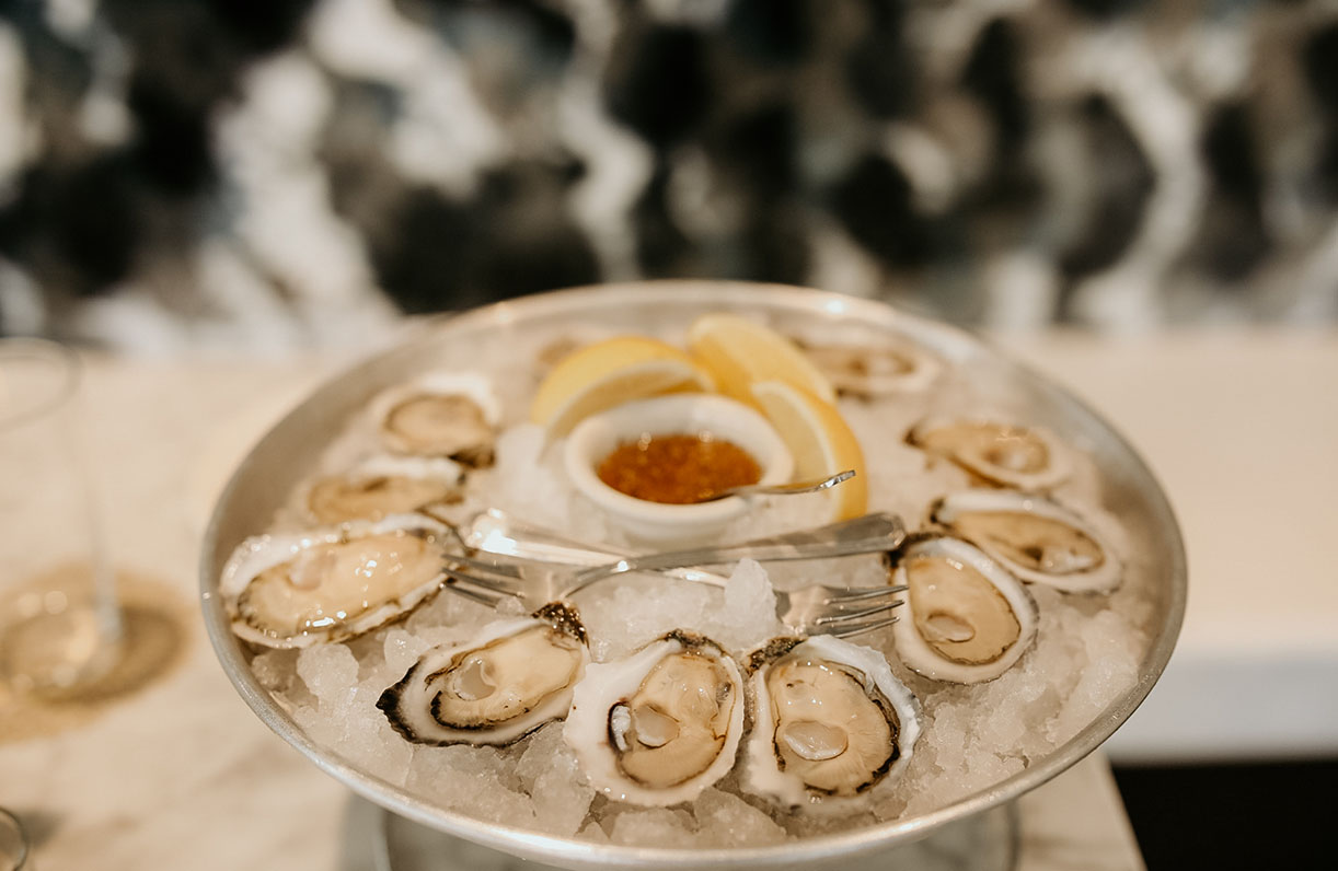 An offering from our raw oyster bar in Chattanooga.