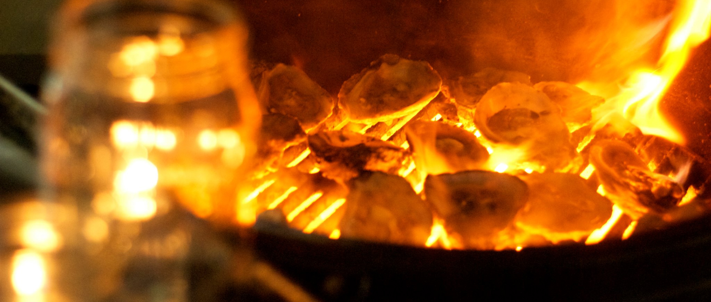 Roasted oysters courtesy of our event catering Chattanooga.